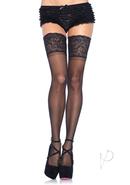 Leg Avenue Lycra Stay Up Lace Top Thigh High - Plus Size -...